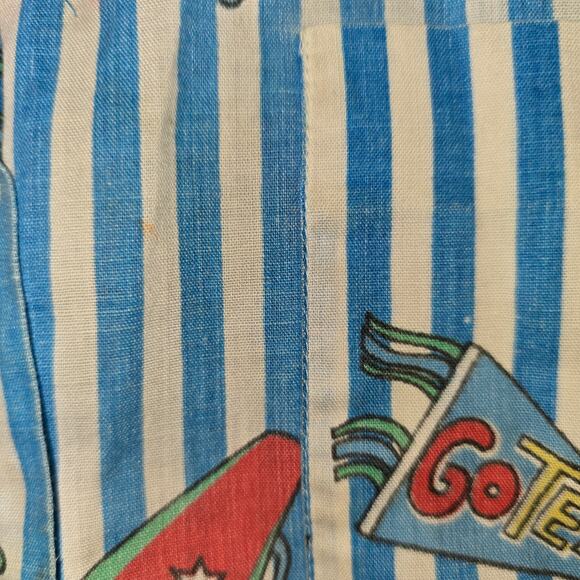 Vintage Fun Connections 80s Kids Short Sleeve Retro Button-Up Size 7 - Picture 9 of 12